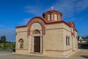 beautiful church in ayios markos