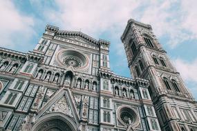 facade of Cathedral in Florence