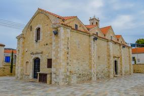 traditional old Church Building, cyprus, pentakomo