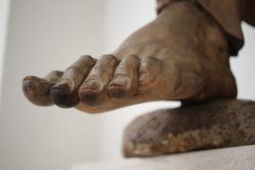 Sculpture Old foot
