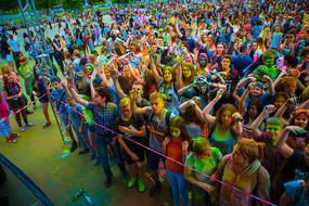 people Festival Of Colors Holi Moscow