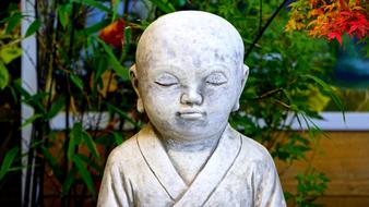 Buddha Garden Statue sleep