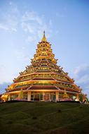 Thailand Chiang Rai Temple Wat gold