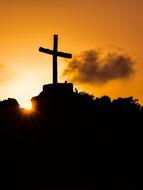 delightful Cross Hill Sunset