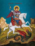 georgios saint dragon drawing