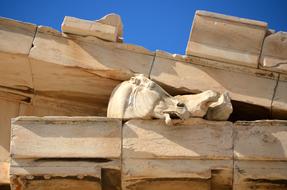 details of Acropolis in Greece