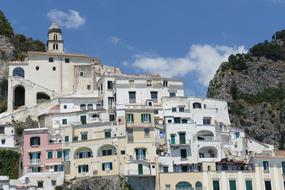 Amalfi Coast white houses