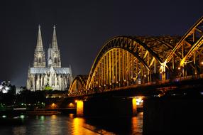 Night Scene Cologne