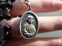 small St Faustina Religious Medal