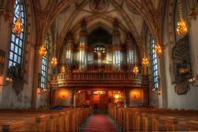 impressively beautiful St Clara Church, stockholm, sweden