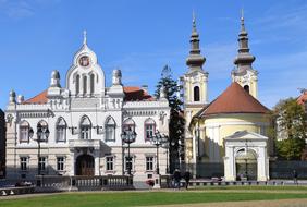 Church on Cathedral Square in Romania