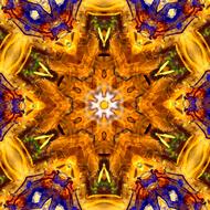 colorful aura as an illustration