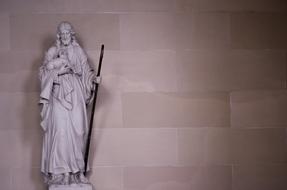 Jesus Good Shepherd sculpture