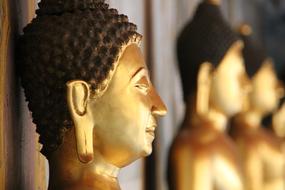 Thailand Buddha Statue gold