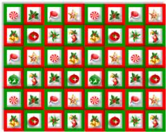 icons with christmas decoration