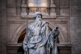 statue of saint paul in rome