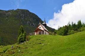 chapel in the Zillertal valley, Austria