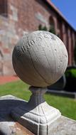 Church Symbol Stone ball