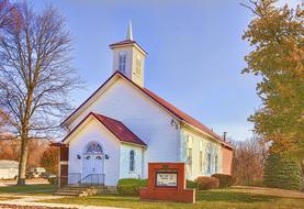 Country Church Scenery