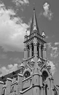 steeple of a Catholic Church