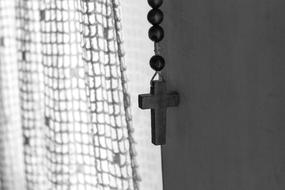 Home Black And White and cross