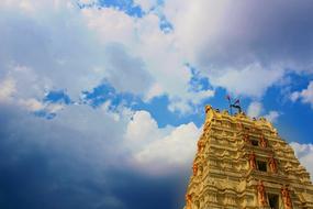 Sky gold temple