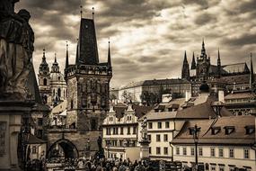 City Houses Roofs prague