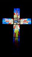 Stained Glass Church cross