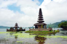 Indonesia Bali Danu Bratan river