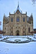 Temple Park Snow winter