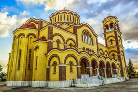 yellow Paralimni Church