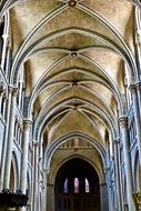 Arches Cathedral in gothic style