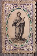 Devotional Picture Santino drawing