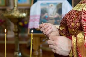 Baptism procedure in a church