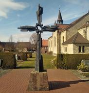 Church Cemetery cross stone