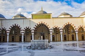 religious architecture with domes