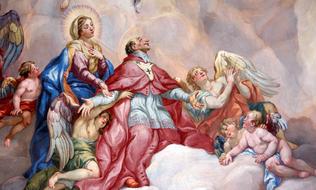 painting of the Holy Virgin Mary in the Catholic Church