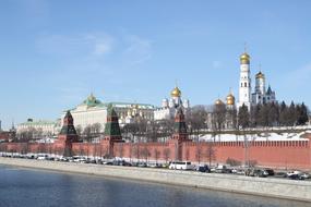 road near the Kremlin and the river