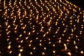 Buddhism Lights Oil