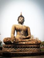 Ancient Buddha statue in Asia