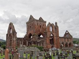 Church Ruins Gothic red