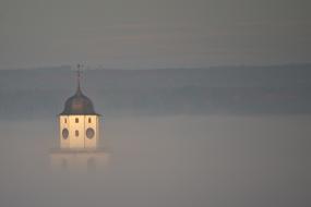 Church Sunrise fog