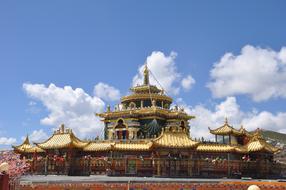 Temple Pagoda gold roof