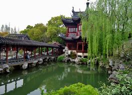 very beautiful Garden Temple China