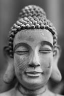unusually beautiful Buddha Statue face