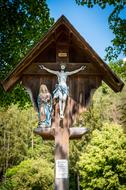 Cross Jesus Prayer wood