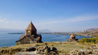 Surp Arakelots, Holy Apostles Church at Lake Sevan, armenia