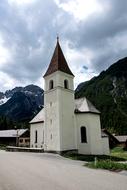 white Church Cloudy