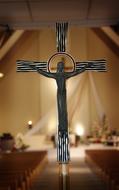Crucifixion Cross silver