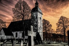 GrÃ¶dinge Church and Cemetery